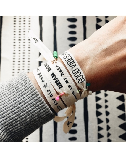 Bracelet message Her - good vibes n°1