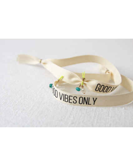 Bracelet message Her - good vibes n°1