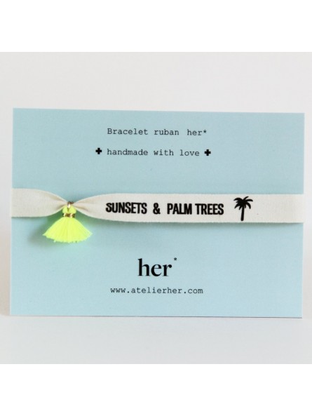Bracelet message Her - Sunsets n°2