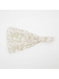 Bandeau blanc cassé et moutarde - Lutea - MERAKI