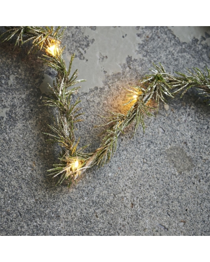 Couronne de Noël 30 cm - étoile Nature lumineuse - HOUSE DOCTOR