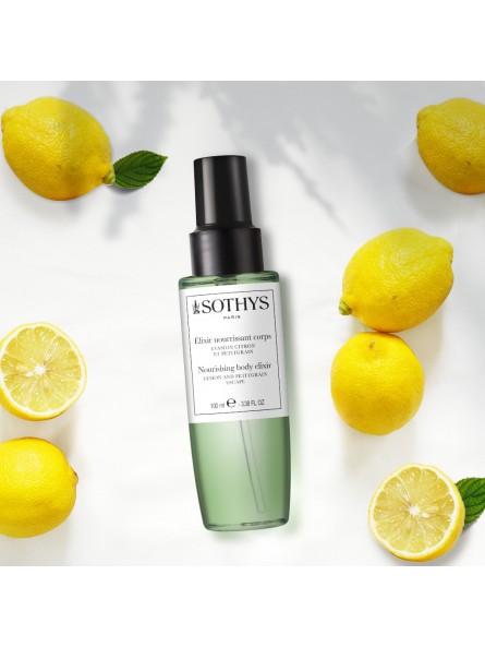 Elixir nourrissant corps Evasion Citron et petitgrain 100ml - Sothys
