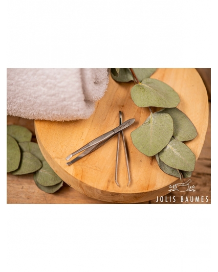 Pince à épiler inoxydable - Fabrication française - Jolis Baumes