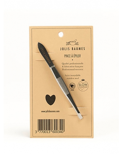 Pince à épiler inoxydable - Fabrication française - Jolis Baumes