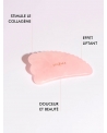 Gua Sha Quartz Rose - outil de massage visage - Sentara Holistic