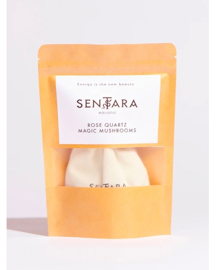 Champignons Magiques Quartz Rose - outil de massage visage - Sentara Holistic