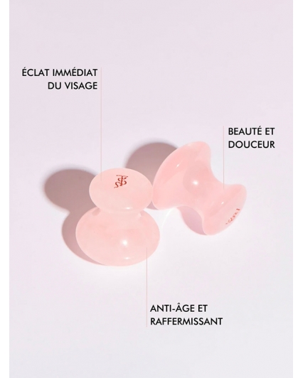 Champignons Magiques Quartz Rose - outil de massage visage - Sentara Holistic