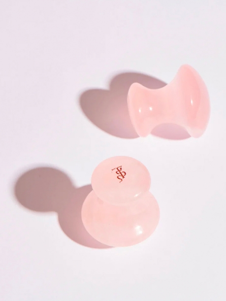 Champignons Magiques Quartz Rose - outil de massage visage - Sentara Holistic