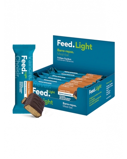 Nouveauté - Barre-repas minceur Light Caramel Crispy - Feed