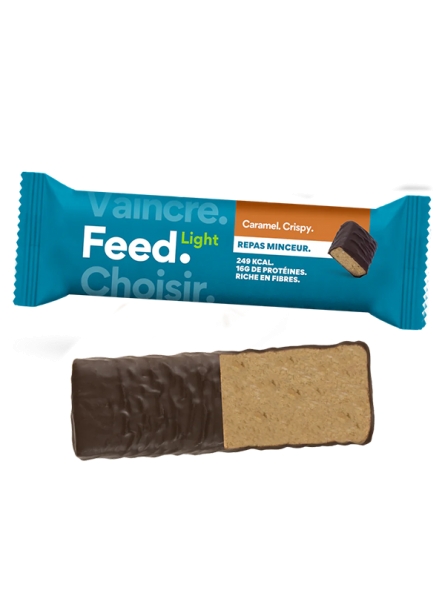 Nouveauté - Barre-repas minceur Light Caramel Crispy - Feed