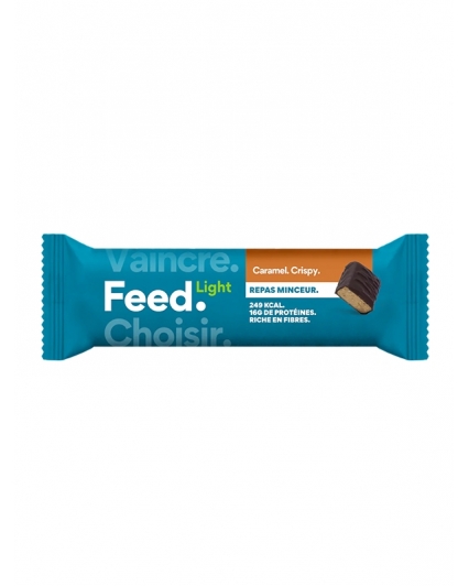 Nouveauté - Barre-repas minceur Light Caramel Crispy - Feed