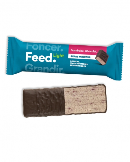 Barre-repas minceur Light Framboise Chocolat - Feed