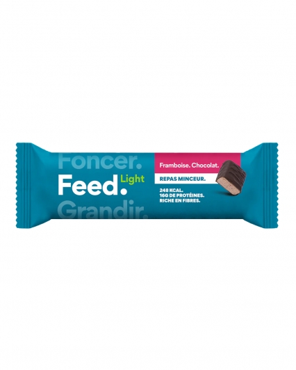 Barre-repas minceur Light Framboise Chocolat - Feed