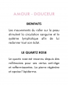 Rouleau facial en Quartz Rose - Sentara Holistic