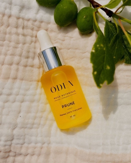 Huile de prune visage - hydration et nutrition pour peau sèche - ODEN