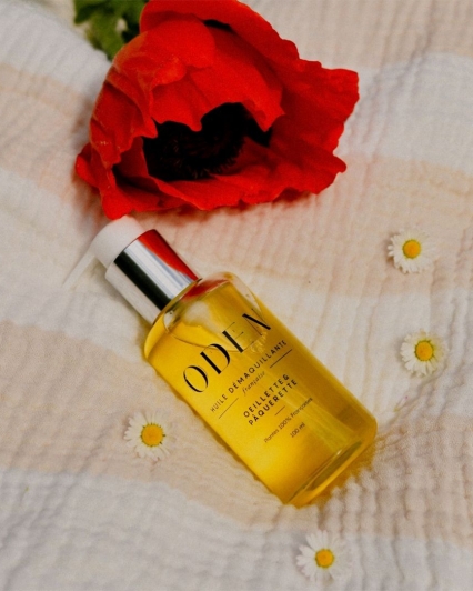 Huile démaquillante nettoyante - Oeillette & pâquerette - ODEN