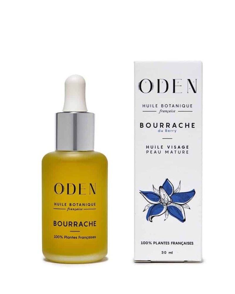 Huile de bourrache visage - Peaux sèche - Rides & Fermeté - ODEN