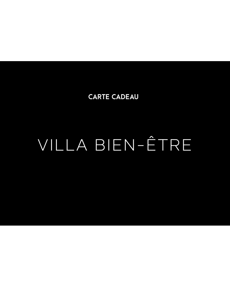 Carte cadeau VILLA Bien-être 100€