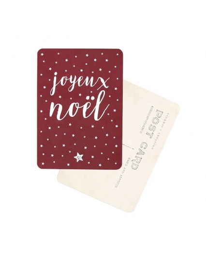 Carte postale - Joyeux Noël - Bordeaux