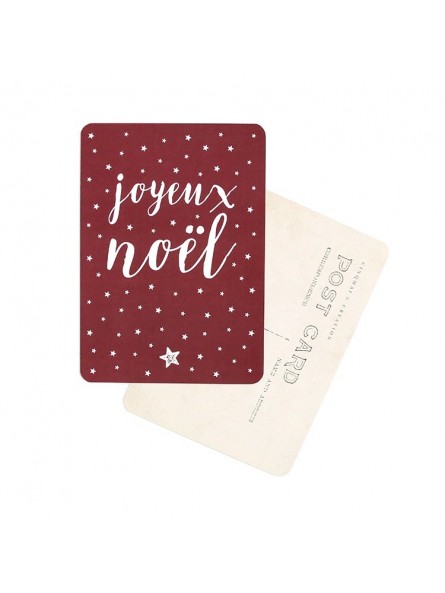 Carte postale - Joyeux Noël - Bordeaux