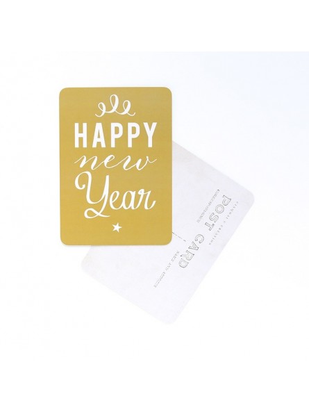 Carte postale - Merry Christmas - Bleu nuit