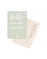 Carte postale - Belle Nouvelle Année - Smoke green